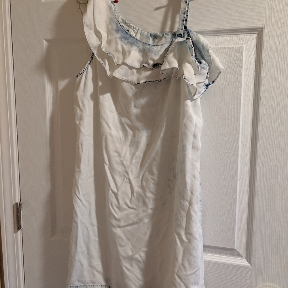 Holding Horses size SM white washed "denim" dress